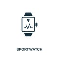 Sport Watch icon. Premium style design from fitness icon collection. Pixel perfect Sport Watch icon for web design, apps