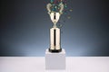 Sport winner pedestal Royalty Free Stock Photo