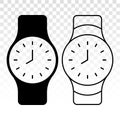 Sport wrist watch / wristwatch flat icon for apps or websites