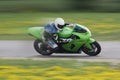 Sportbike Motorcycle Racer Royalty Free Stock Photo