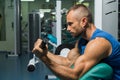 Sporting couple in the gym Royalty Free Stock Photo