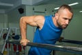 Sporting couple in the gym Royalty Free Stock Photo