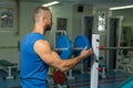 Sporting couple in the gym Royalty Free Stock Photo