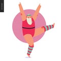 Sporting Santa - aerobics