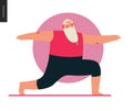 Sporting Santa - yoga