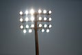 Sporting stadium light tower. Royalty Free Stock Photo