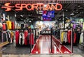 Sportland sporting goods retailer in the shopping mall