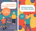 Seniors wellness program video coaching online