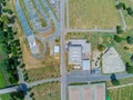 Sports area Komec in Brno from above, Czech Republic Royalty Free Stock Photo