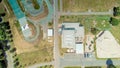 Sports area Komec in Brno from above, Czech Republic Royalty Free Stock Photo