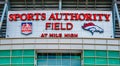 Sports Authority Field at Mile High Royalty Free Stock Photo