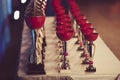 Sports awards and cups for winning international competitions Royalty Free Stock Photo