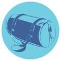 Sports bag icon