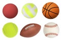 Sports balls Royalty Free Stock Photo