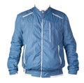 Sports jacket isolated on a white background. Windbreaker jacket front view