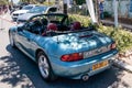 Sports BMW Z3 cabriolet at an exhibition of old cars in the Karmiel city Royalty Free Stock Photo
