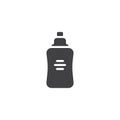 Sports bottle vector icon