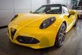 Sports car Alfa Romeo 4C Spider Type 960, 2015. Royalty Free Stock Photo