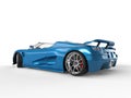 Sports car - blue metallic paint