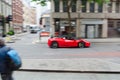 Sports car in the city