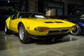 Sports car DeTomaso Pantera GTL Serie I, 1973. Royalty Free Stock Photo