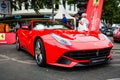 Sports car Ferrari F12berlinetta (since 2012). Royalty Free Stock Photo