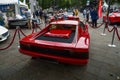 Sports car Ferrari Testarossa (Type F110). Rear view.