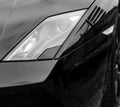 Sports car headlight. Royalty Free Stock Photo