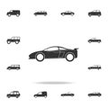 sports car icon. Detailed set of cars icons. Premium graphic design. One of the collection icons for websites, web design, mobile Royalty Free Stock Photo