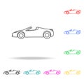 Sports car icon icon. Transport Element multi colored icons for mobile concept and web apps. Thin line icon for website design and Royalty Free Stock Photo