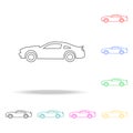 Sports car icon icon. Transport Element multi colored icons for mobile concept and web apps. Thin line icon for website design and Royalty Free Stock Photo