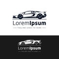 Sports car Logo Design, Super car Logo. Royalty Free Stock Photo