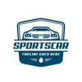 Sports Car Logo template or icon Royalty Free Stock Photo