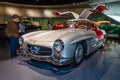 Sports car Mercedes-Benz 300 SL Gullwing coupe, 1955 Royalty Free Stock Photo