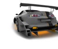 A sports car for racing races with graphics elements. Detailed study of all the main parts of the machine.