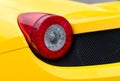 Sports car rear light.