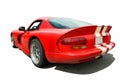 Sports Car Red Isolated Royalty Free Stock Photo