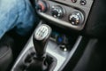 Sports car shift lever