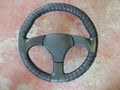 Sports car steering wheel