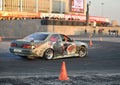 Sports car team Matsuri racing on the track near the CCM at the