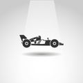 Sports car icon, simple racing Sport car icon