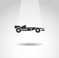 Sports car icon, simple racing Sport car icon