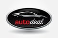 Sports car vehicle silhouette badge design Royalty Free Stock Photo