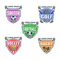 Sports Club Logo Balls emblem