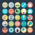 Sports Colored Vector Icons 3 Royalty Free Stock Photo