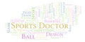 Sports Doctor word cloud.