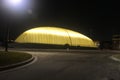 Sports Dome at Night