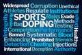 Sports Doping Word Cloud