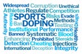 Sports Doping Word Cloud