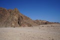 Tourists horse riders in the vicinity of the Malakot Mountain Oasis, Dahab, South Sinai Governorate, Egypt